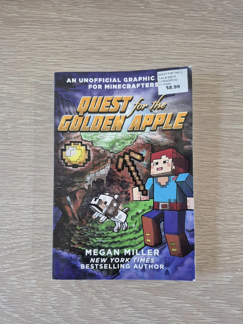 Megan Miller Quest for the Golden Apple Paperback - Purple